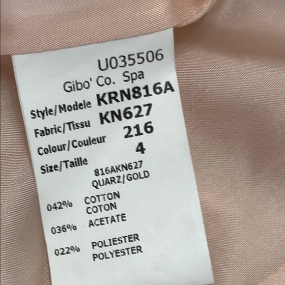 MICHAEL Michael Kors Cream Tailored Blazer pale, pink and white gold - Picture 12 of 16